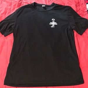 Black marine athletic shirt USMC